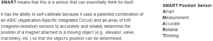 Honeywell Sensing & Control SMART Position Sensors